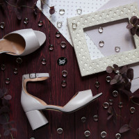 Шкіряні босоніжки на підборах Арт. 605-11(2)/47Ок