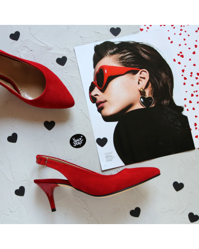 Слінгбеки червоного кольору Арт 657-3/36