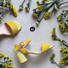 Босоніжки жовтого кольору Арт.: 615-1Ок