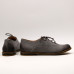 Туфли из замши светло-серого цвета с эффектом потертости  Арт. 05-6