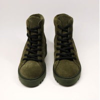 Ботинки со шнуровкой цвета хаки Арт. 51-3/21855