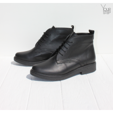 Черевики із чорної шкіри Арт. 12-20(Sn4)