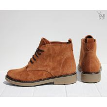 Черевики із рудої замші Арт. 12-20(Sn4)