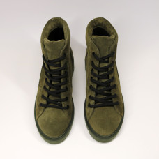 Ботинки со шнуровкой цвета хаки Арт. 51-3/21855