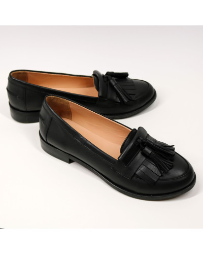 Шкіряні чорні лофери Арт. 05-15 (Mar4)