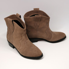 Бежеві замшеві Козаки Арт. 306-2