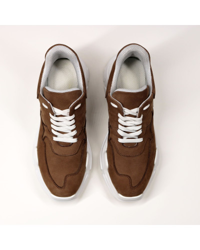 Кросівки бежевого кольору на масивній підошві Арт. 218-1/21950