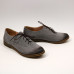 Туфли из замши светло-серого цвета с эффектом потертости  Арт. 05-6