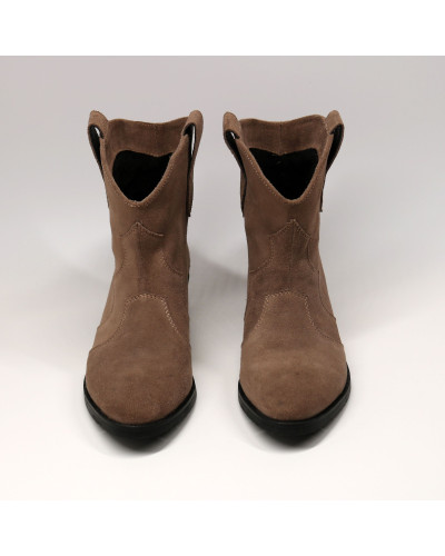 Бежеві замшеві Козаки Арт. 306-2