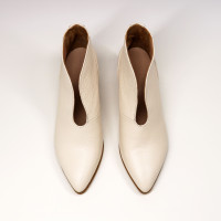 Ботильоны с глубоким вырезом из натуральной кожи флотар Арт. 657-7/41Ок-str