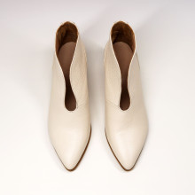 Ботильоны с глубоким вырезом из натуральной кожи флотар Арт. 657-7/41Ок-str