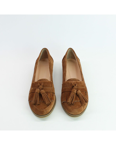 Лофери із рудої замші Арт. 05-15/12