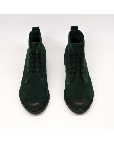 Черевики із замші з ефектом потертості Арт. 12-20(Sn4)