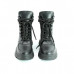 Ботинки со шнуровкой из черной кожи Арт. As-2/247