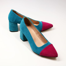 Яскраві замшеві туфлі-човник Арт. 657-5/47Ok