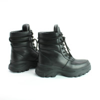 Ботинки со шнуровкой из черной кожи Арт. As-2/247