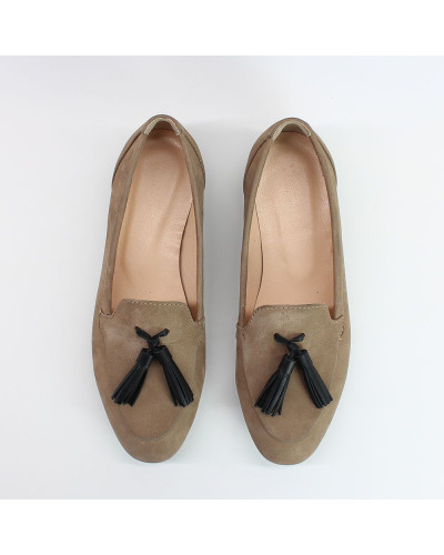 Лофери бежевого кольору Арт. 156-1Hill