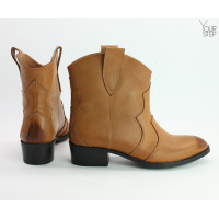 Козаки зі шкіри рудого кольору Арт. 306-2