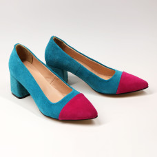 Яскраві замшеві туфлі-човник Арт. 657-5/47Ok