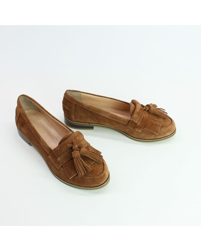 Лофери із рудої замші Арт. 05-15/12