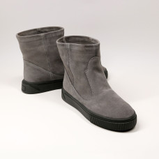 Ботинки из светло-серой замши Арт. 12-19/21852