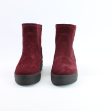 Ботинки из бордовой замши Арт. 12-19Ls