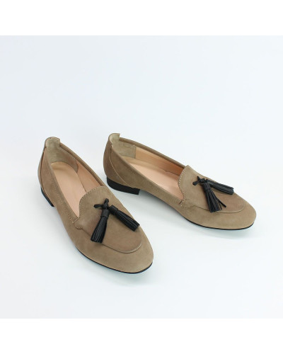 Лофери бежевого кольору Арт. 156-1Hill