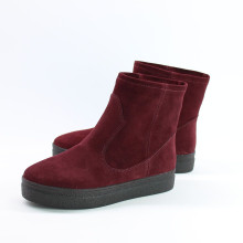 Ботинки из бордовой замши Арт. 12-19Ls