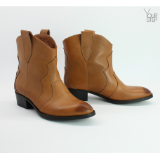 Козаки зі шкіри рудого кольору Арт. 306-2