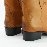 Козаки зі шкіри рудого кольору Арт. 306-2