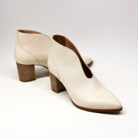 Ботильоны с глубоким вырезом из натуральной кожи флотар Арт. 657-7/41Ок-str