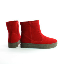 Ботинки из красной замши Арт. 12-19Ls