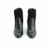 Ботинки на устойчивом каблуке черного цвета Арт. 805-1Ок