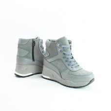 Ботинки светло-серого цвета со вставками Арт. As-5/21881