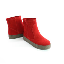 Ботинки из красной замши Арт. 12-19Ls