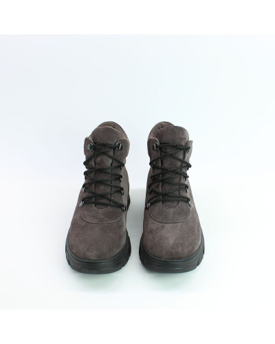 Ботинки со шнуровкой из замши цвета какао Арт. As-3/15