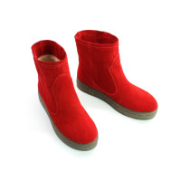 Ботинки из красной замши Арт. 12-19Ls