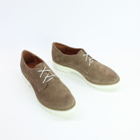 Туфлі з замші кольору капучино Арт. 12-29Se