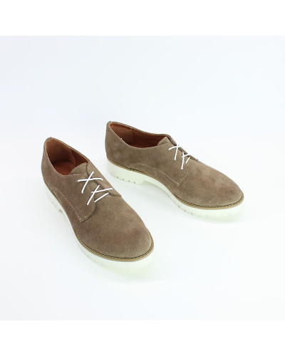 Туфлі з замші кольору капучино Арт. 12-29Se