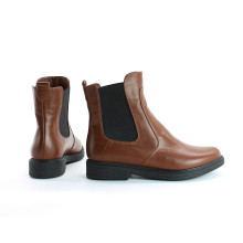 Челсі з натуральної шкіри рудого кольору 12-1(Sn4)