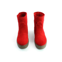 Ботинки из красной замши Арт. 12-19Ls