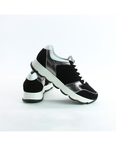 Кросівки з чорної замші Арт. Т-3 