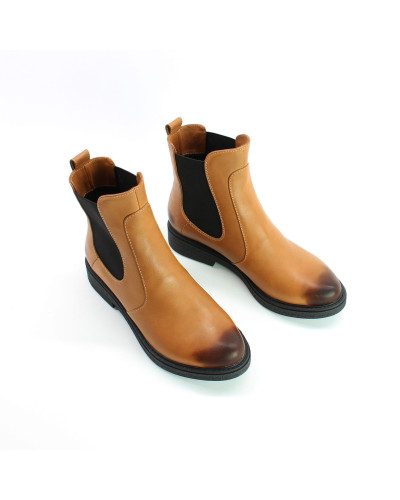 Челсі з натуральної шкіри з ефектом потертості Арт. 12-1(Sn4)