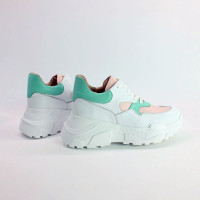 Кросівки з білої шкіри Арт. 218-1/21950