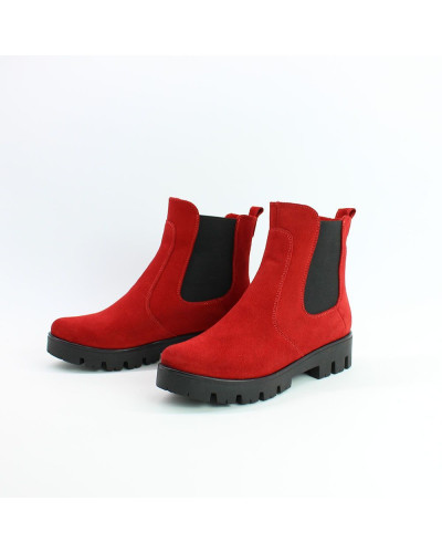 Челсі з червоної замші Арт. 12-1(S2)