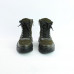 Ботинки со шнуровкой из замши и кожи цвета хаки  Арт. As-5/21968
