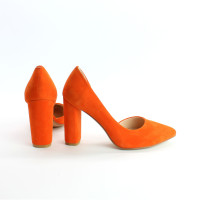 Туфлі-човники помаранчевого кольору  Арт. 35-5/24Ок