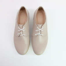 Кеды из темно-бежевой кожи Арт. 100-1Kr ДОП*