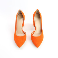 Туфлі-човники помаранчевого кольору  Арт. 35-5/24Ок