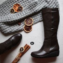 Чоботи на танкетці Арт.30-1(Ir3)